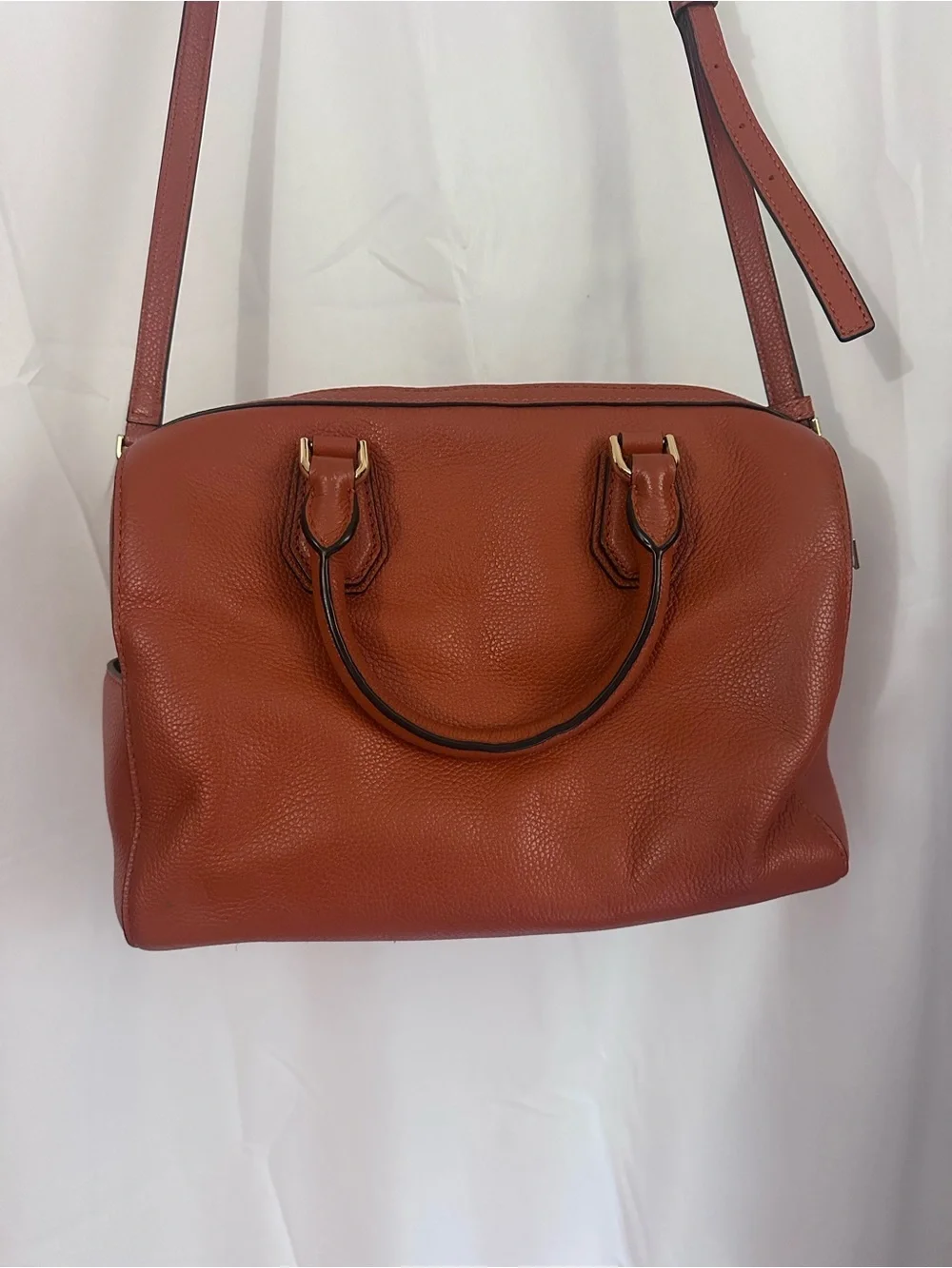 Michael Kors Mercer medium leather duffle with dust bag